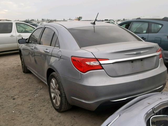 1C3CCBBB1DN764449 - 2013 CHRYSLER 200 TOURIN GRAY photo 3