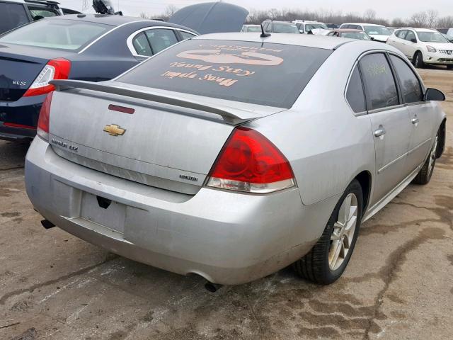 2G1WC5E31E1109959 - 2014 CHEVROLET IMPALA LIM SILVER photo 4