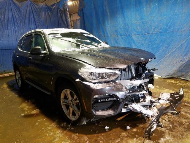 5UXTY5C06LLT36980 - 2020 BMW X3 XDRIVE3 GRAY photo 1