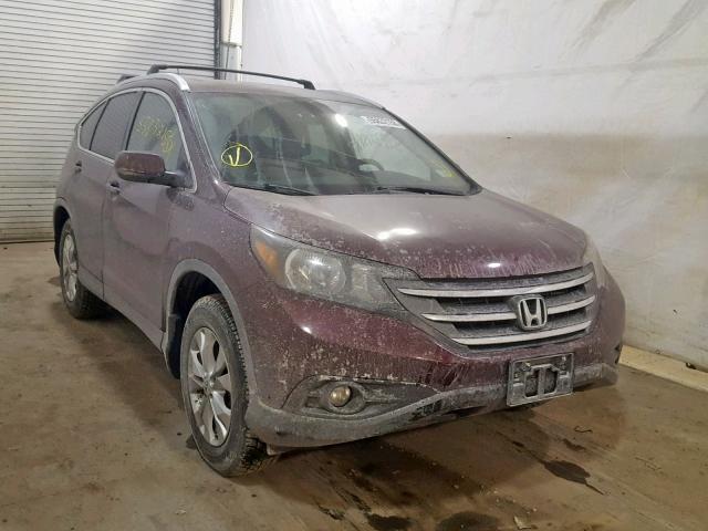 5J6RM4H79EL046639 - 2014 HONDA CR-V EXL MAROON photo 1