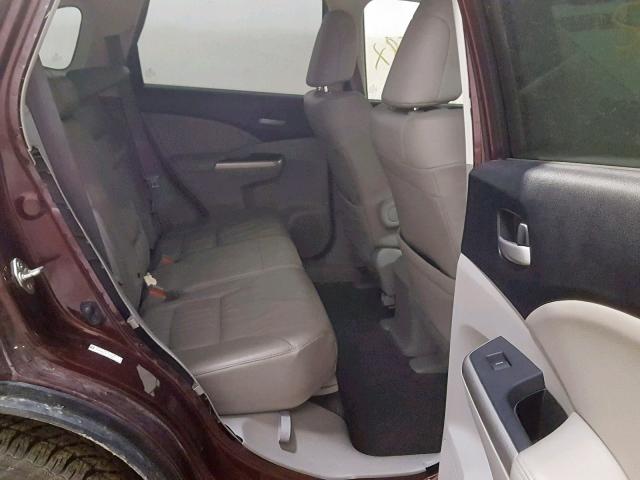 5J6RM4H79EL046639 - 2014 HONDA CR-V EXL MAROON photo 6