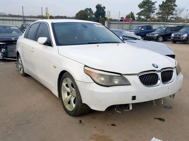 WBANE535X7CW66669 - 2007 BMW 525 I WHITE photo 1