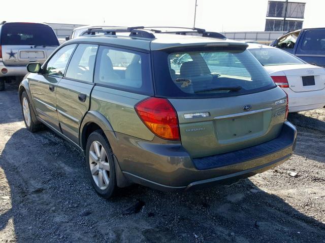 4S4BP61C967359245 - 2006 SUBARU LEGACY OUT GREEN photo 3