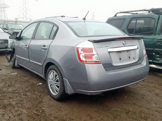 3N1AB6AP7BL691274 - 2011 NISSAN SENTRA 2.0 SILVER photo 3