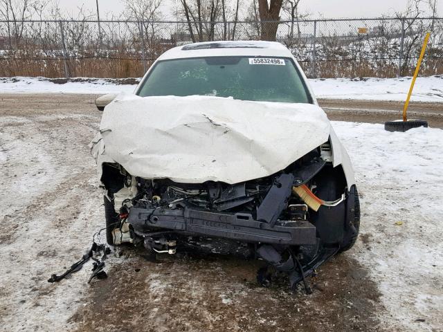 3VWLL7AJ8CM347921 - 2012 VOLKSWAGEN JETTA TDI WHITE photo 9