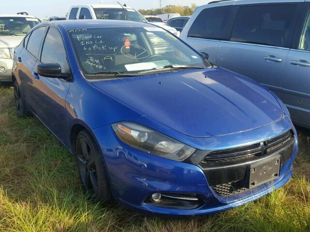 1C3CDFBBXED802188 - 2014 DODGE DART SXT BLUE photo 1