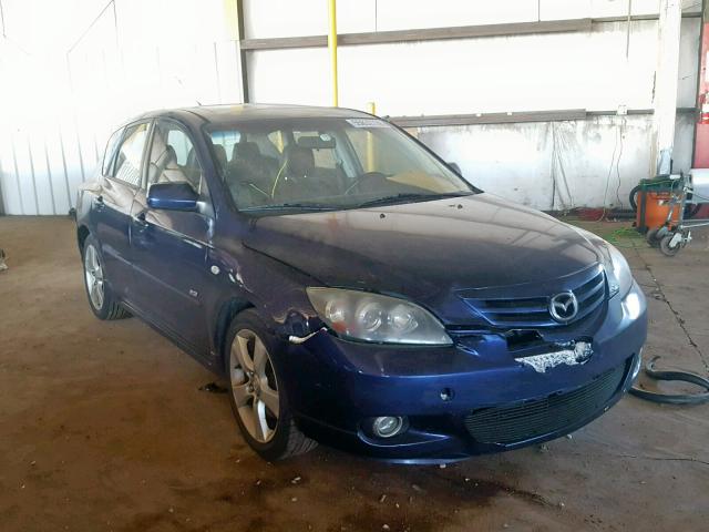 JM1BK343341188800 - 2004 MAZDA 3 HATCHBAC BLUE photo 1