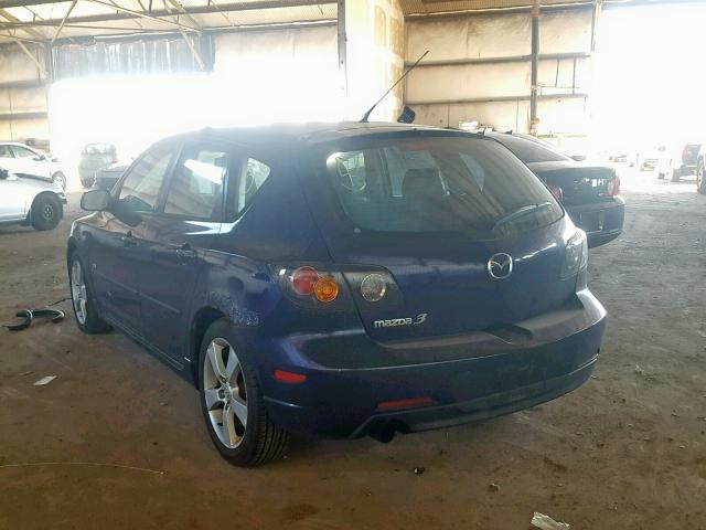 JM1BK343341188800 - 2004 MAZDA 3 HATCHBAC BLUE photo 3