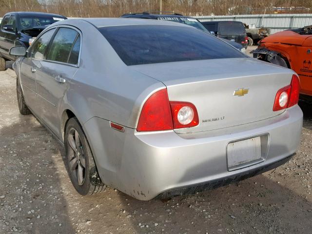 1G1ZC5E11BF353742 - 2011 CHEVROLET MALIBU 1LT SILVER photo 3
