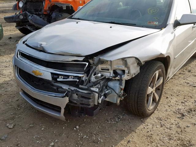 1G1ZC5E11BF353742 - 2011 CHEVROLET MALIBU 1LT SILVER photo 9