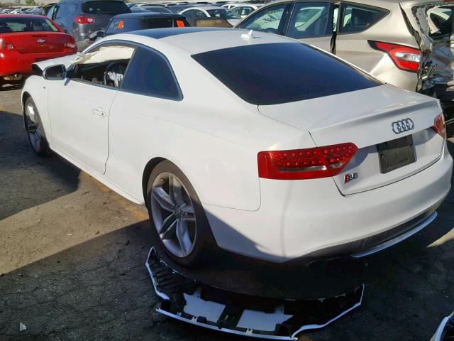 WAUVVAFR8CA000925 - 2012 AUDI S5 PRESTIG WHITE photo 3