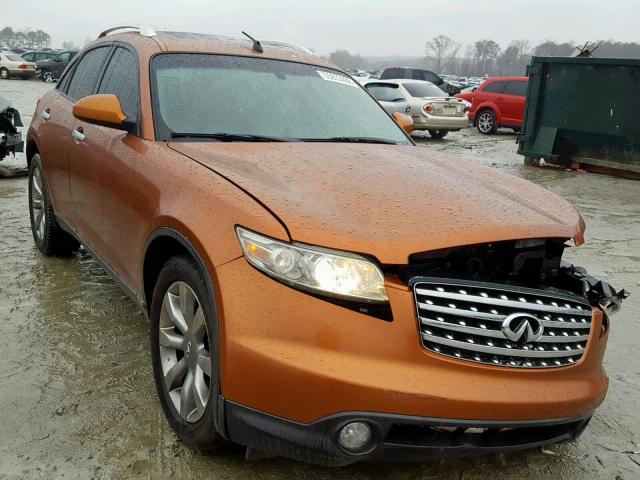 JNRAS08W04X216516 - 2004 INFINITI FX35 ORANGE photo 1