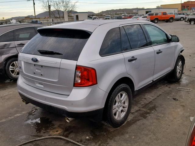 2FMDK3GC6CBA08731 - 2012 FORD EDGE SE SILVER photo 4