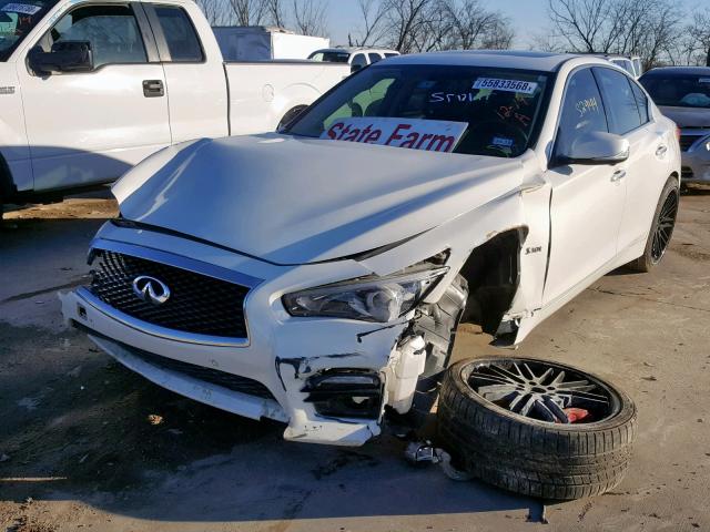 JN1FV7APXHM850029 - 2017 INFINITI Q50 RED SP WHITE photo 2