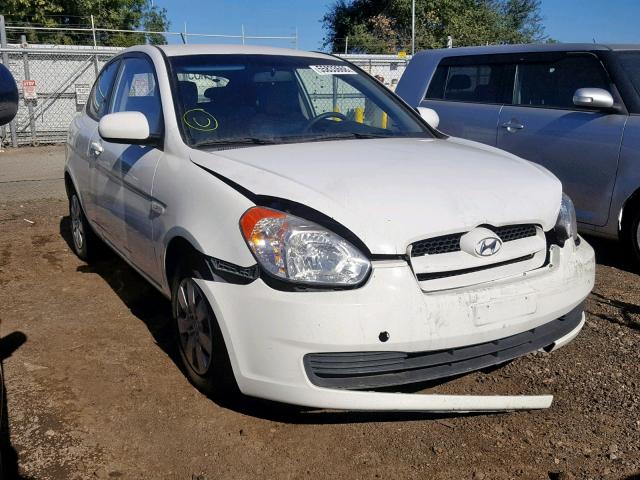 KMHCM3AC3AU162321 - 2010 HYUNDAI ACCENT BLU WHITE photo 1