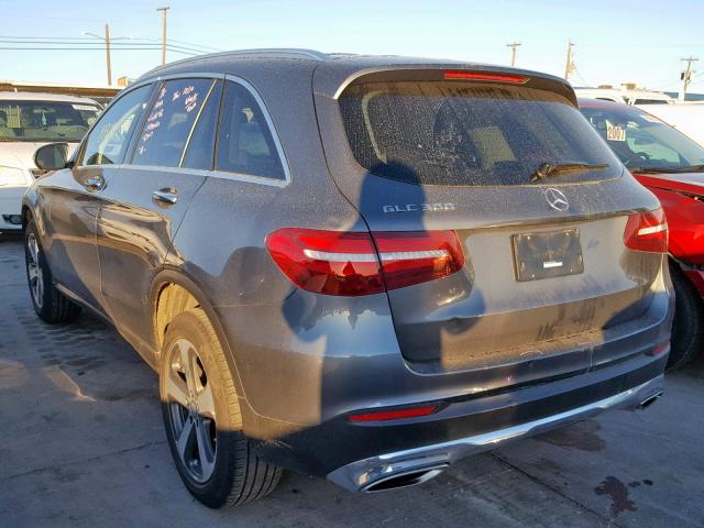 WDC0G4JB3HF125094 - 2017 MERCEDES-BENZ GLC 300 GRAY photo 3