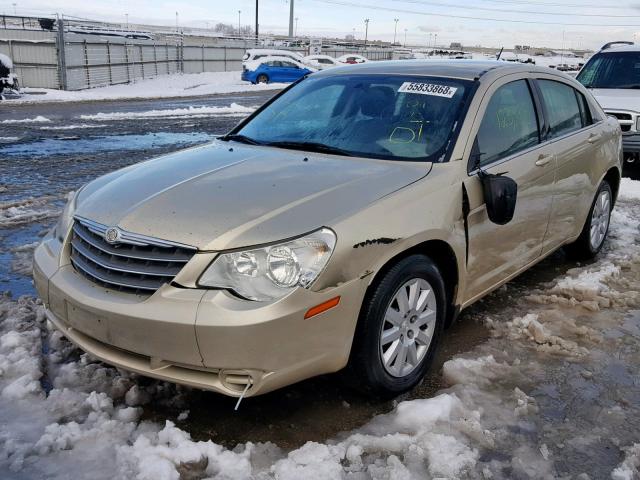 1C3CC4FB4AN211408 - 2010 CHRYSLER SEBRING TO GOLD photo 2