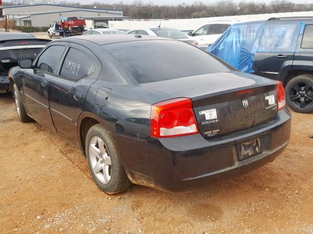 2B3CA3CV4AH117291 - 2010 DODGE CHARGER SX BLACK photo 3