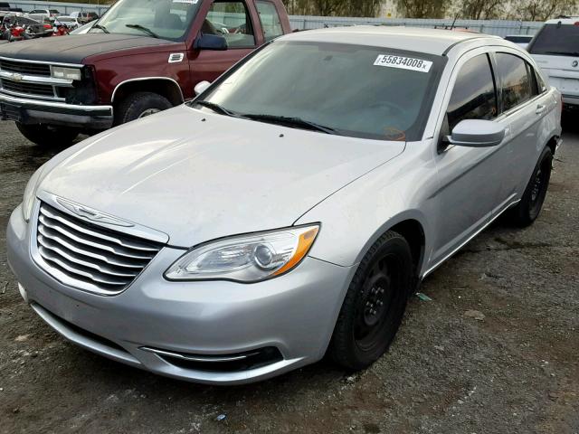 1C3CCBAGXCN155243 - 2012 CHRYSLER 200 LX SILVER photo 2