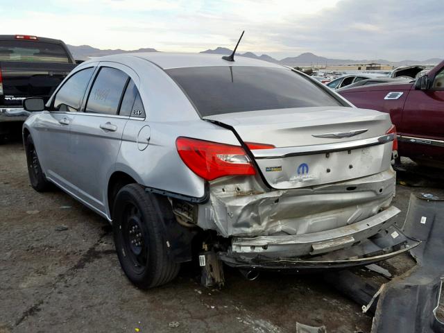 1C3CCBAGXCN155243 - 2012 CHRYSLER 200 LX SILVER photo 3