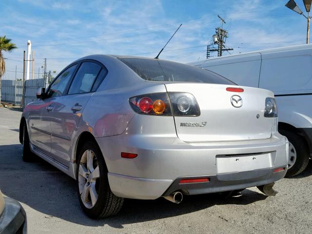 JM1BK323961535889 - 2006 MAZDA 3 S SILVER photo 3