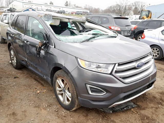 2FMPK4J86HBC24433 - 2017 FORD EDGE SEL CHARCOAL photo 1