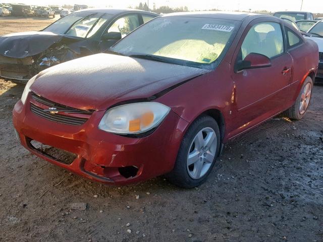 1G1AL15F477112650 - 2007 CHEVROLET COBALT LT RED photo 2