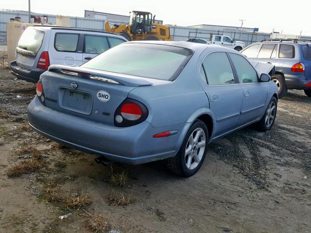 JN1CA31A3YT011008 - 2000 NISSAN MAXIMA GLE BLUE photo 4