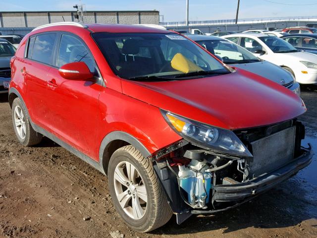 KNDPB3A29B7050058 - 2011 KIA SPORTAGE L RED photo 1