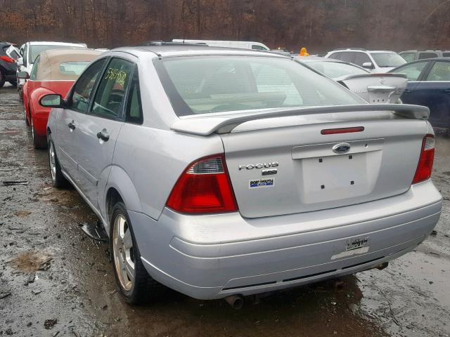 1FAFP34N47W357563 - 2007 FORD FOCUS ZX4 SILVER photo 3