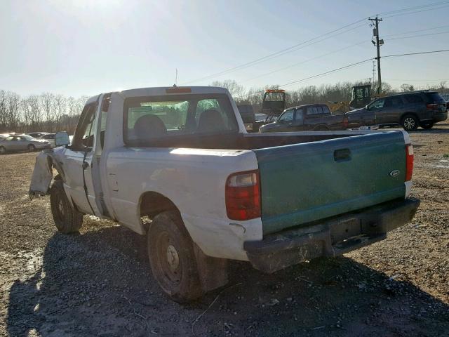 1FTYR10D53PB40624 - 2003 FORD RANGER WHITE photo 3