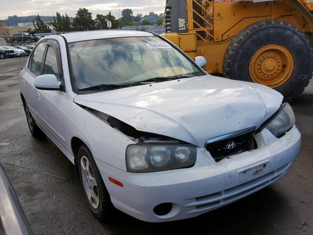 KMHDN45D03U519922 - 2003 HYUNDAI ELANTRA GL WHITE photo 1