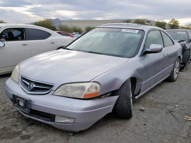 19UYA42611A017928 - 2001 ACURA 3.2CL TYPE SILVER photo 2