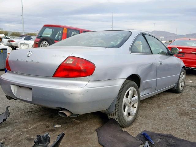 19UYA42611A017928 - 2001 ACURA 3.2CL TYPE SILVER photo 4