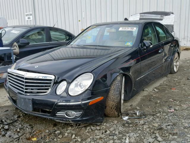 WDBUF72X07B024699 - 2007 MERCEDES-BENZ E 550 BLACK photo 2