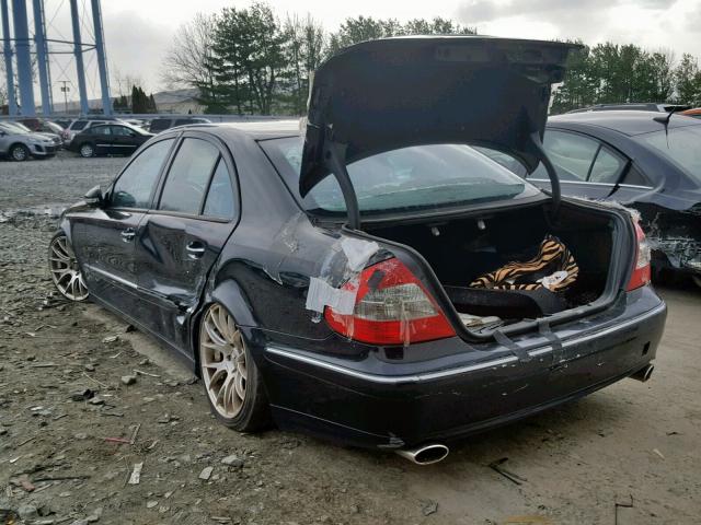 WDBUF72X07B024699 - 2007 MERCEDES-BENZ E 550 BLACK photo 3