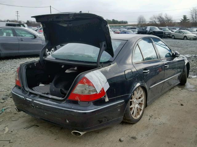 WDBUF72X07B024699 - 2007 MERCEDES-BENZ E 550 BLACK photo 4