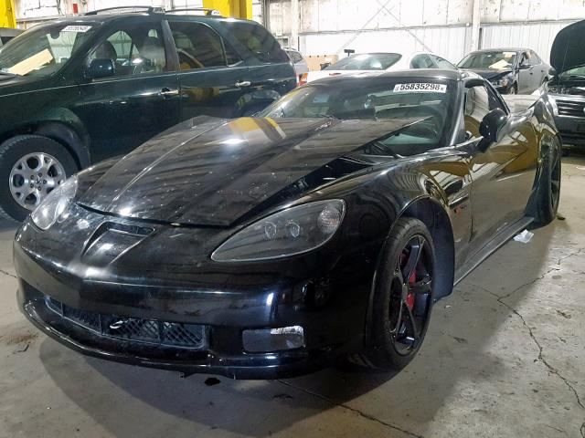 1G1YY26E575115323 - 2007 CHEVROLET CORVETTE Z BLACK photo 2