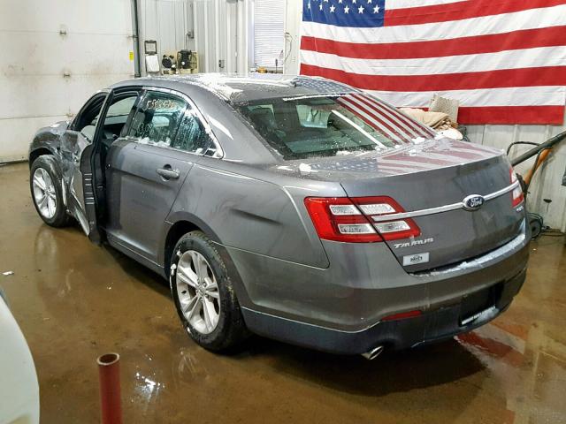 1FAHP2E82EG160653 - 2014 FORD TAURUS SEL GRAY photo 3