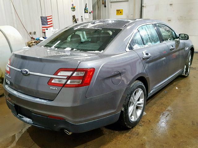 1FAHP2E82EG160653 - 2014 FORD TAURUS SEL GRAY photo 4