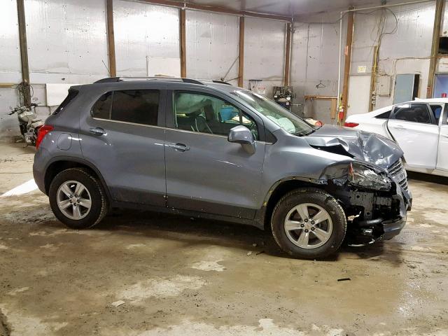 KL7CJRSB7FB092845 - 2015 CHEVROLET TRAX 1LT GRAY photo 9