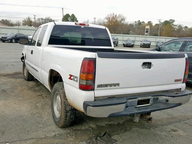 1GTEK19TX4E377267 - 2004 GMC NEW SIERRA WHITE photo 3