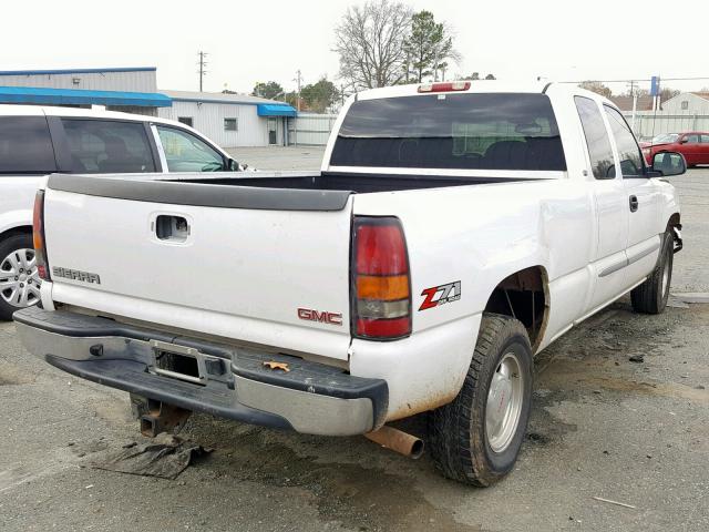 1GTEK19TX4E377267 - 2004 GMC NEW SIERRA WHITE photo 4