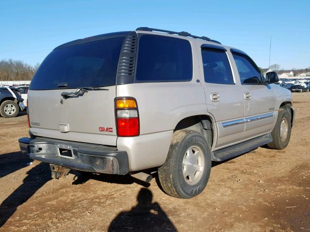 1GKEK13T66J112014 - 2006 GMC YUKON SILVER photo 4