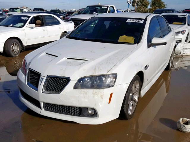 6G2ER57798L124958 - 2008 PONTIAC G8 WHITE photo 2