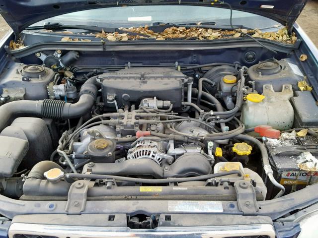 JF1SF65541H738889 - 2001 SUBARU FORESTER S BLUE photo 7
