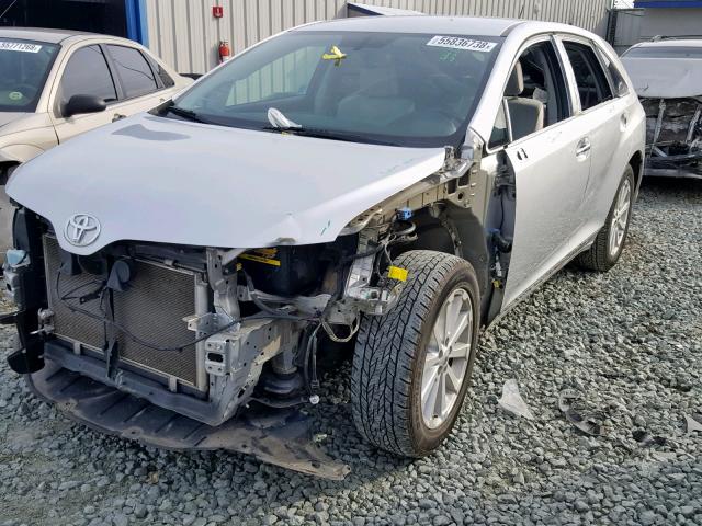 4T3ZA3BB2BU050319 - 2011 TOYOTA VENZA BASE SILVER photo 2