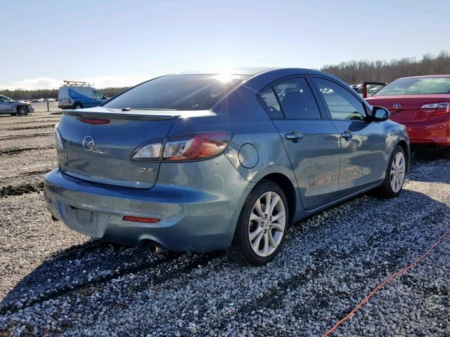 JM1BL1U55B1445407 - 2011 MAZDA 3 S BLUE photo 4