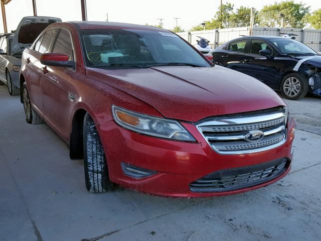 1FAHP2EW2AG118590 - 2010 FORD TAURUS SEL RED photo 1