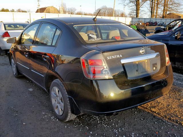 3N1AB6AP1AL611241 - 2010 NISSAN SENTRA 2.0 BLACK photo 3